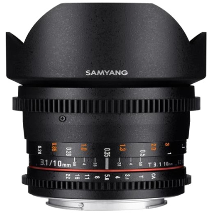 Samyang 10 mm/T3.1 VDSLR II für Nikon