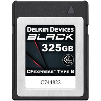 Delkin 325GB BLACK G4 CFexpress Type B Speicherkarte