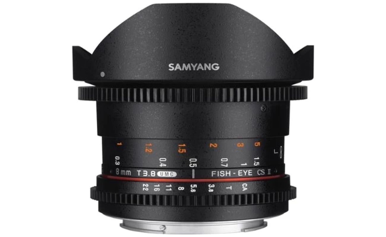 Samyang MF 8mm T3,8 Fisheye II Video APS-C Nikon F