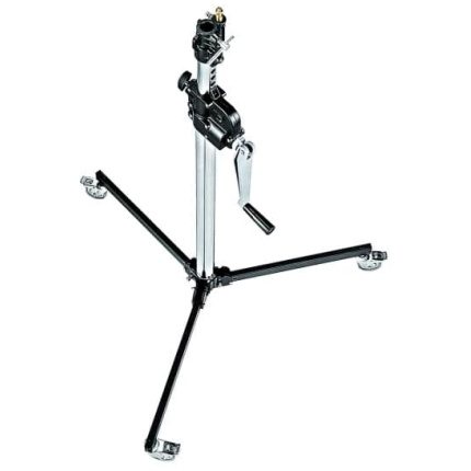 Manfrotto 083NWLB Stativ Wind-Up Low Base/Räder