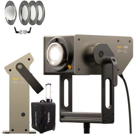 Kelvin Light EPOS 600 RGBACL LED-COB Studioleuchte Travel Kit