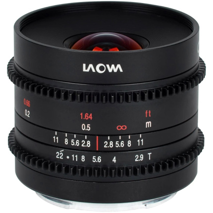 LAOWA 9mm T2.9 Zero-D Cine für Canon RF, schwarz