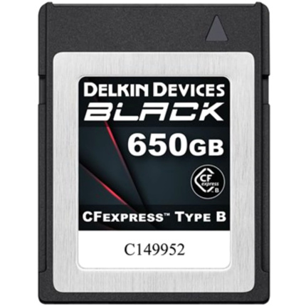 Delkin 650GB BLACK G4 CFexpress Type B Speicherkarte