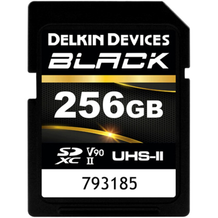 Delkin 256GB BLACK UHS-II SDXC Speicherkarte